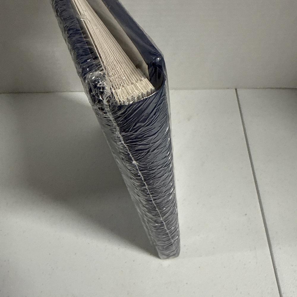 Creative Memories Scrapbook Album 9x11 " Blue Gold Trim Scrapbooking NEW SEALED - Picture 3 of 6